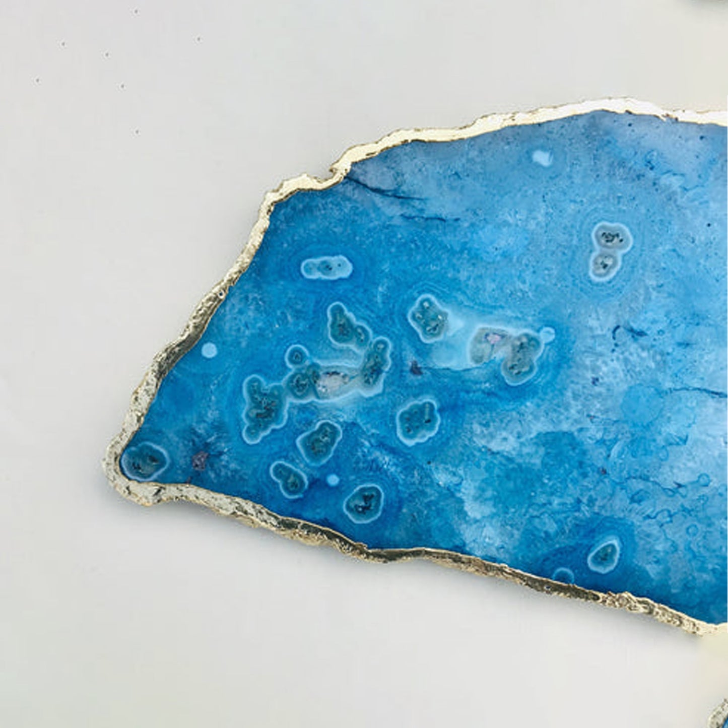Large Blue Agate Cheese Platter/Tray/Personalised Momentos/Sign Boards