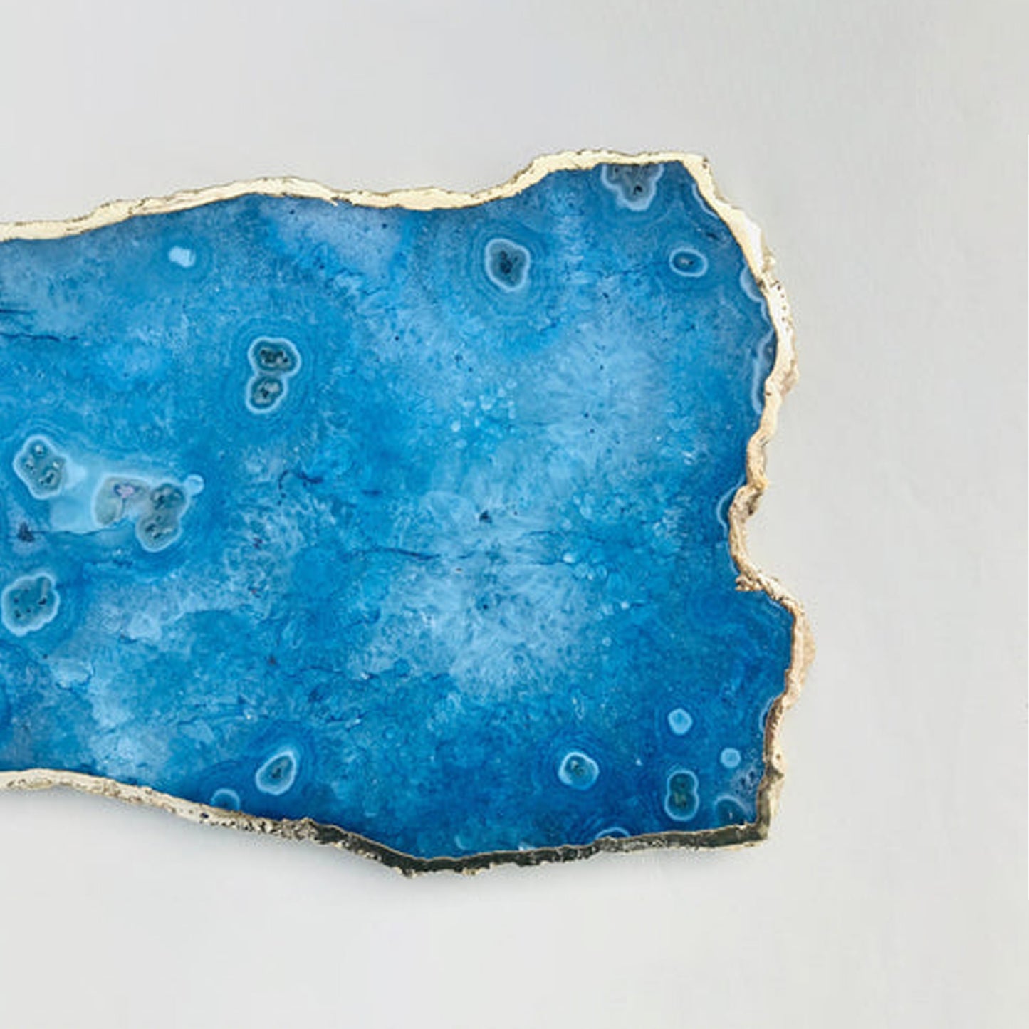 Large Blue Agate Cheese Platter/Tray/Personalised Momentos/Sign Boards