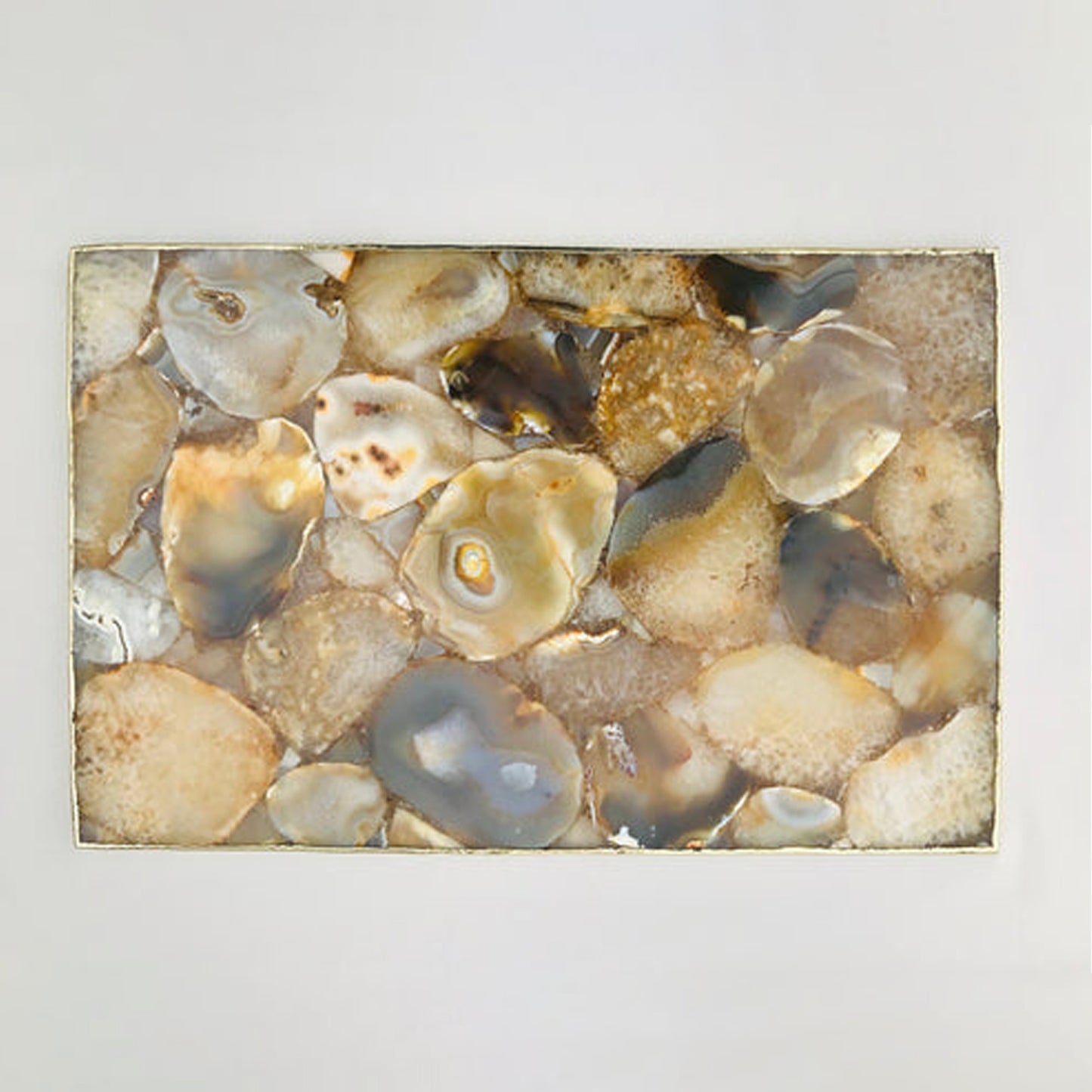 Large Brown Agate Cheese Platter/Tray/Personalised Momentos/Sign Boards