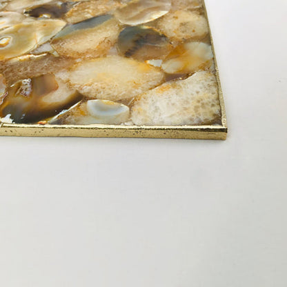 Large Brown Agate Cheese Platter/Tray/Personalised Momentos/Sign Boards
