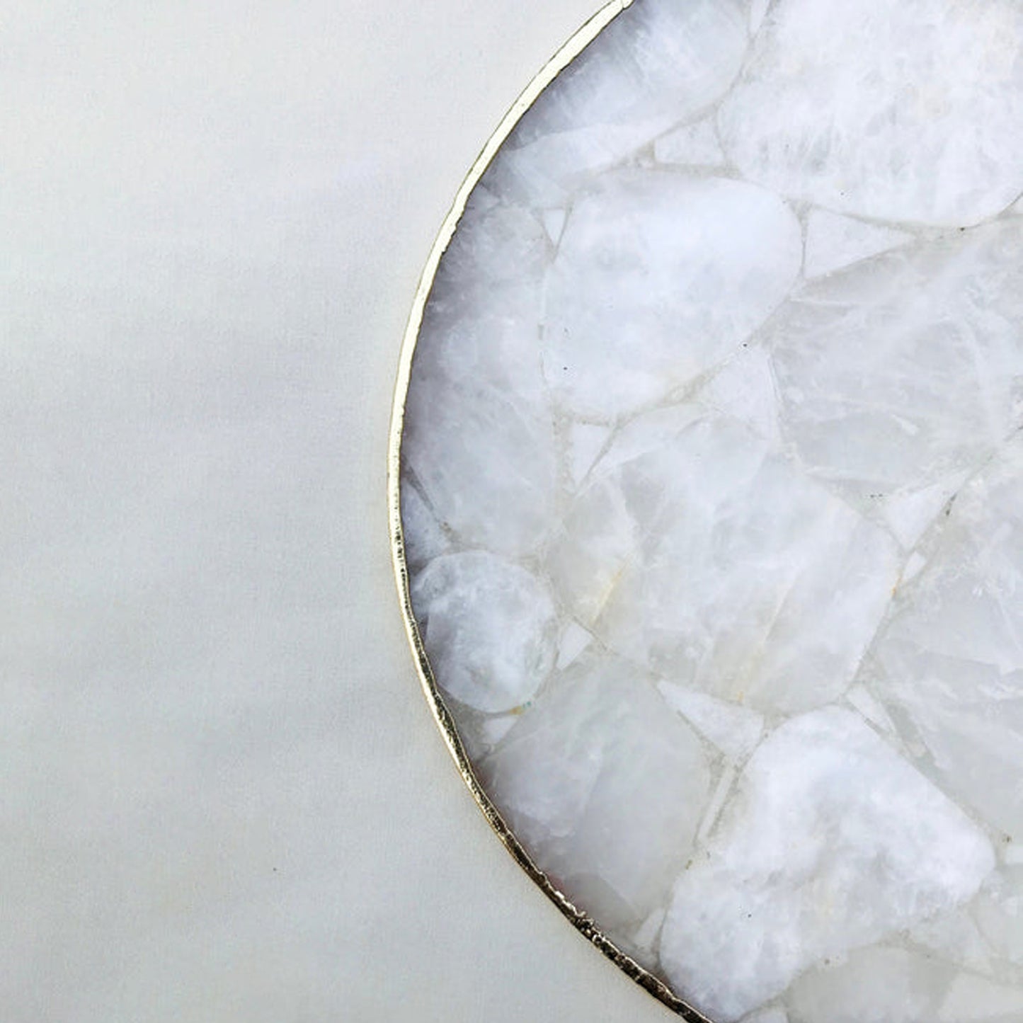 Large Clear Crystal Agate Cheese Platter/Tray/Personalised Momentos/Sign Boards