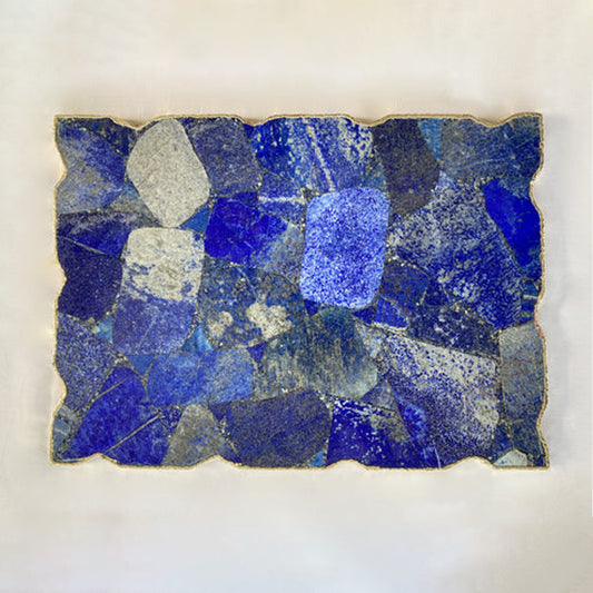 Large Lapis Lazuli Cheese Platter/Tray/Personalised Momentos/Sign Boards 10"x15"
