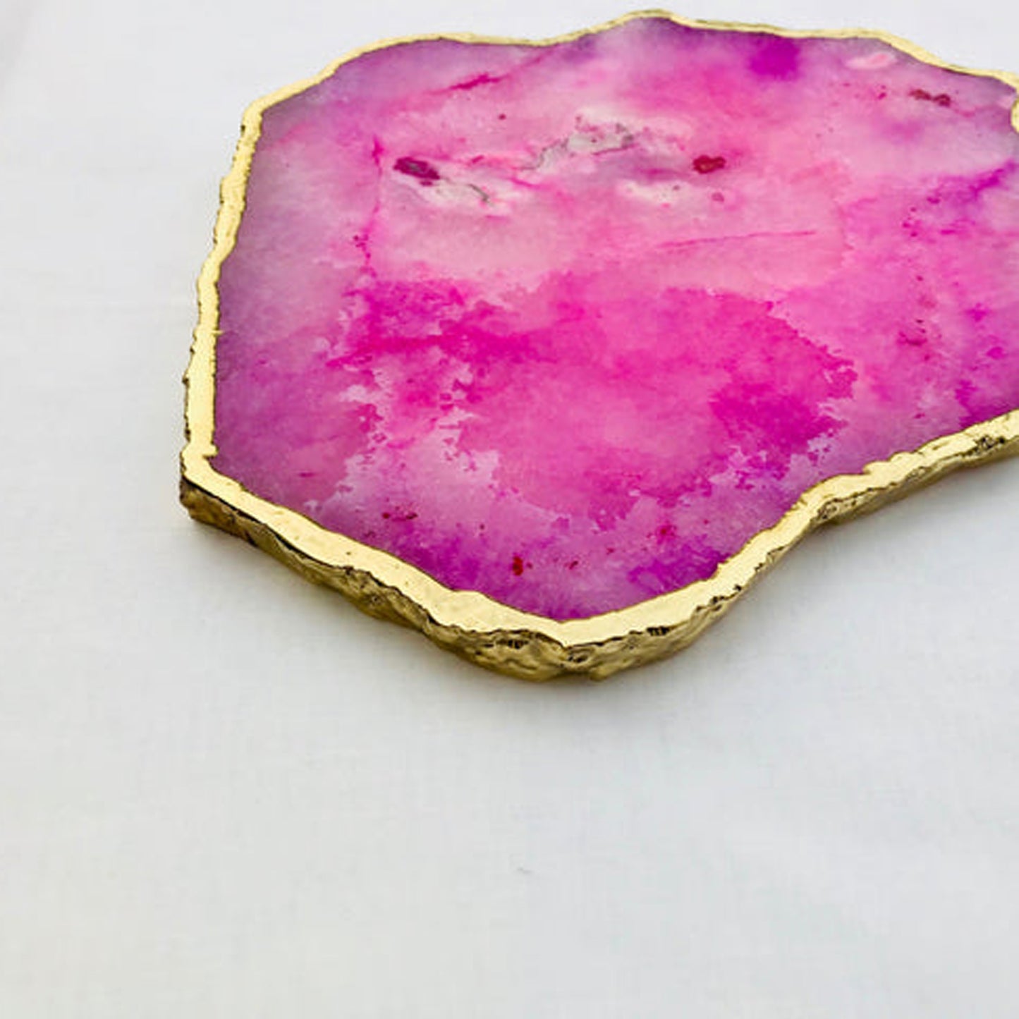 Large Pink Agate Cheese Platter/Tray/Personalised Momentos/Sign Boards