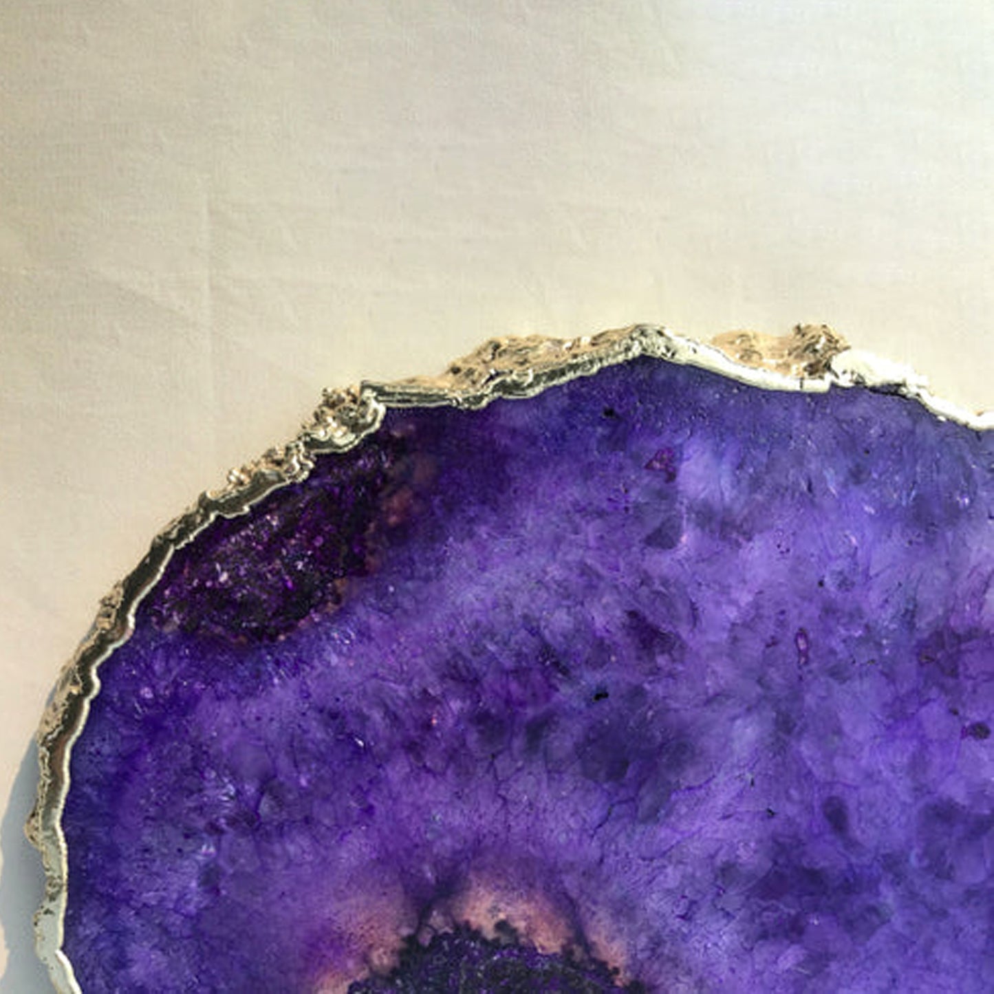 Large Purple Blue Galaxy Agate Cheese Platter/Tray/Personalised Momentos/Sign Boards