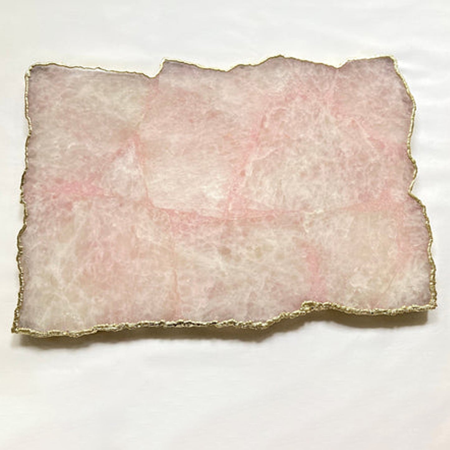 Large Rose Quartz Agate Cheese Platter/Tray/Personalised Momentos/Sign Boards 10"x15"