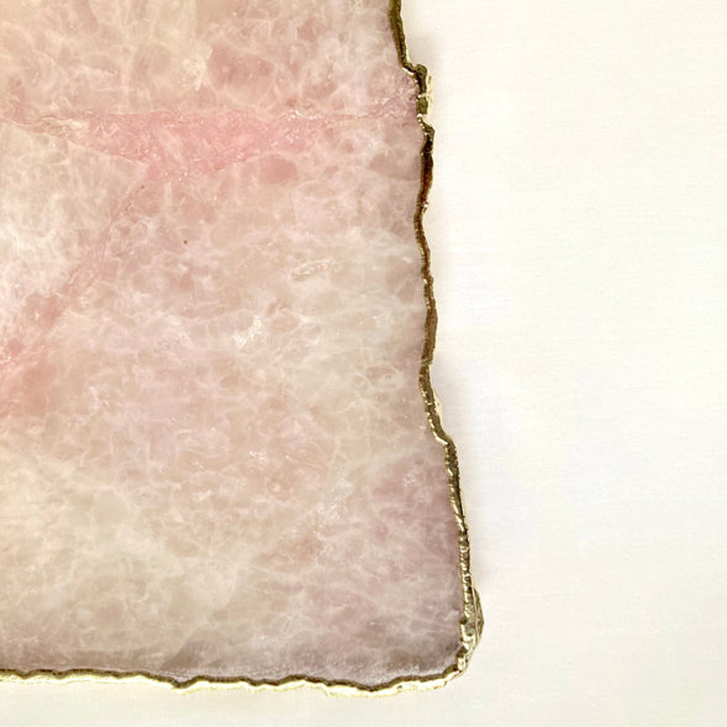 Large Rose Quartz Agate Cheese Platter/Tray/Personalised Momentos/Sign Boards 10"x15"