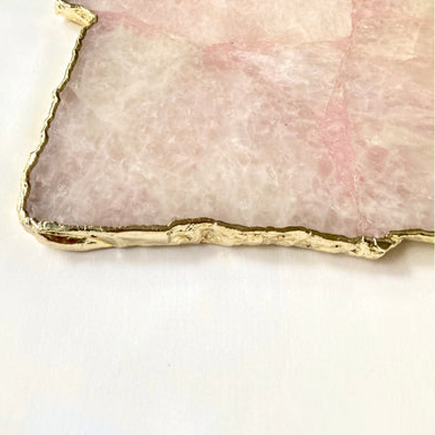 Large Rose Quartz Agate Cheese Platter/Tray/Personalised Momentos/Sign Boards 10"x15"