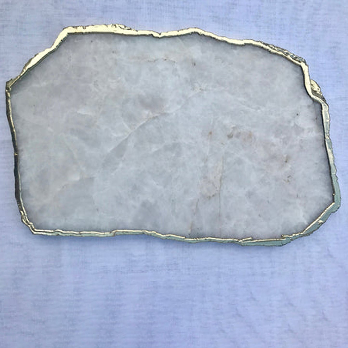 Large White Agate Cheese Platter/Tray/Personalised Momentos/Sign Boards