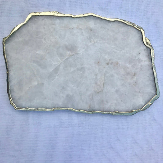 Large White Agate Cheese Platter/Tray/Personalised Momentos/Sign Boards
