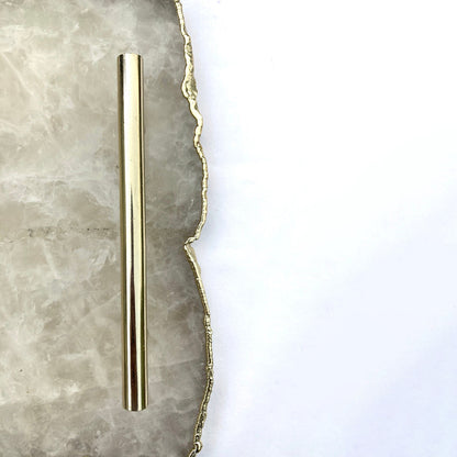 Large White Agate Serving Tray With Brass Handles/Personalised Momentos/Sign Boards 10"x15"