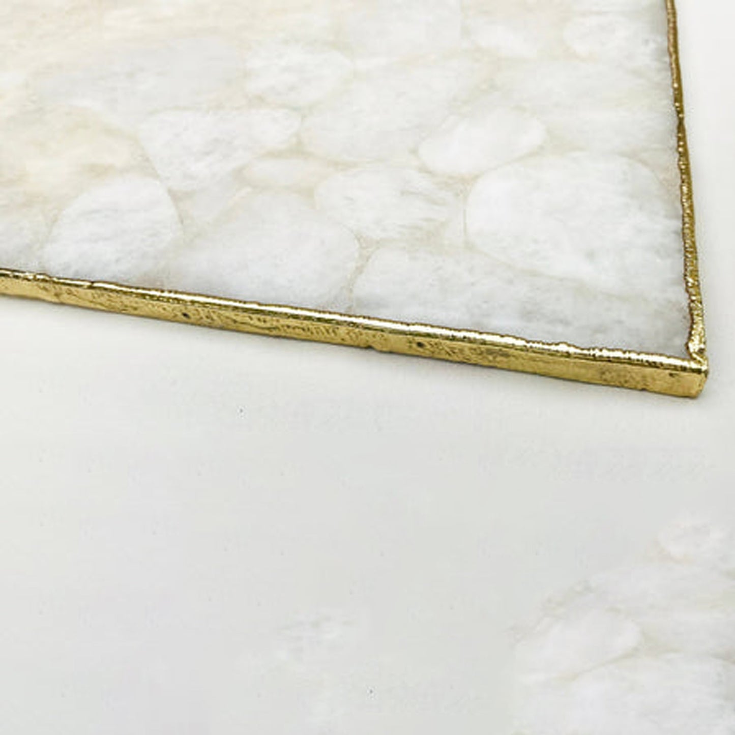 Large White Crystal Agate Cheese Platter/Tray/Personalised Momentos/Sign Boards