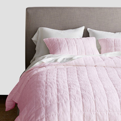 Box stitch - Pure Cotton Sateen Quilt Sets