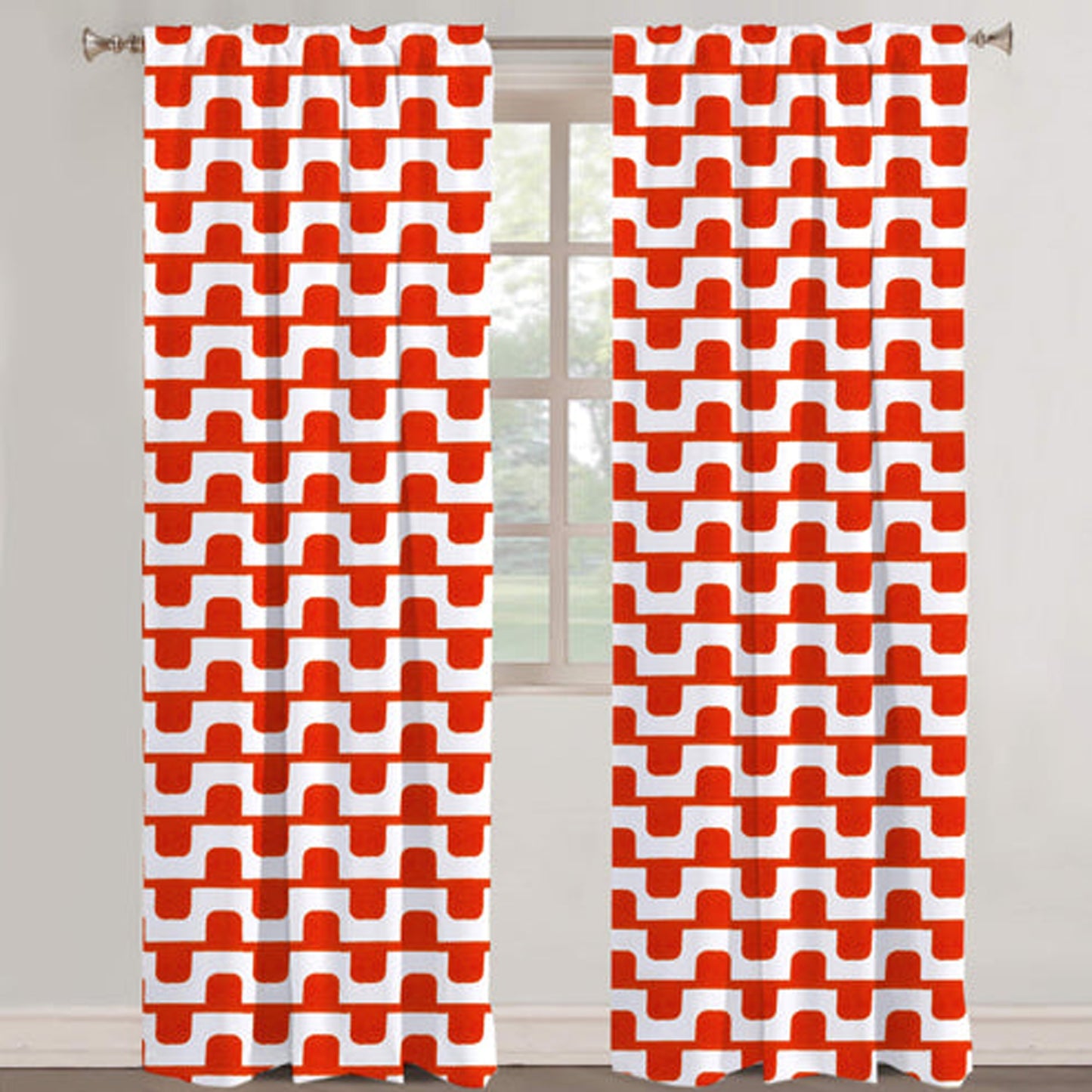 Liora - Set of 2 Panels Crewel Embroidered Curtains | Linen Cotton Mix | Fully Embroidered | Lined