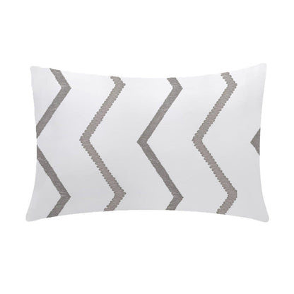 Livia  - Set of 4 Pieces | Cotton Linen Fabric | Crewel Embroidered | Pillow/Cushion Cover Set | With or Without Insert