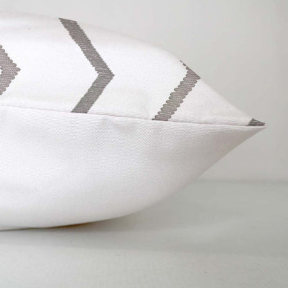 Livia  - Set of 4 Pieces | Cotton Linen Fabric | Crewel Embroidered | Pillow/Cushion Cover Set | With or Without Insert