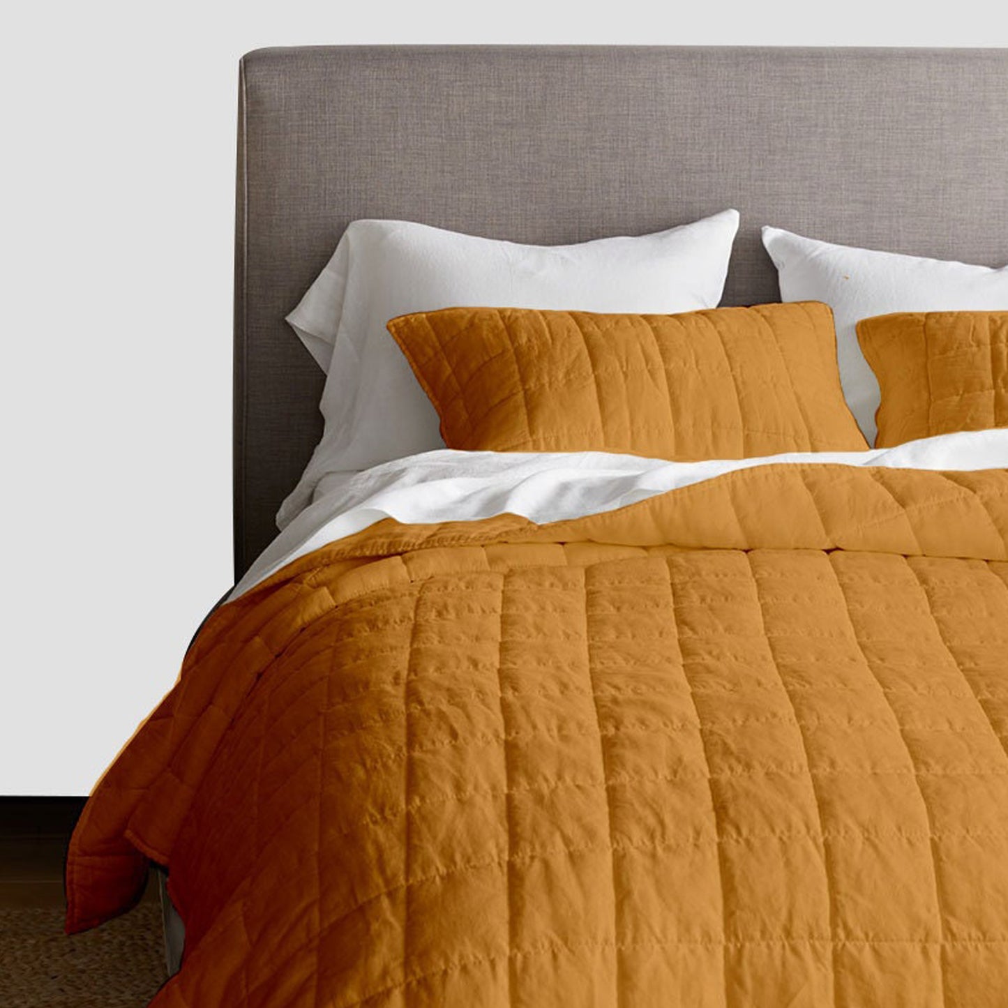 Box stitch - Pure Cotton Sateen Quilt Sets