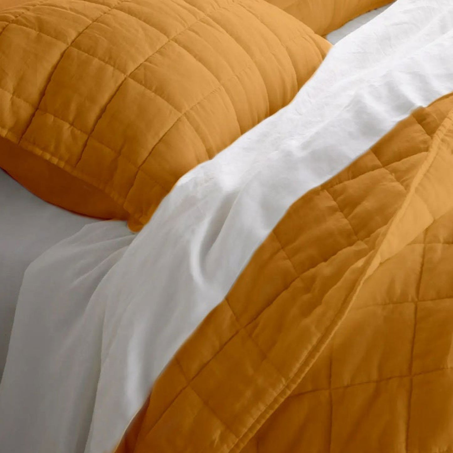 Box stitch - Pure Cotton Sateen Quilt Sets