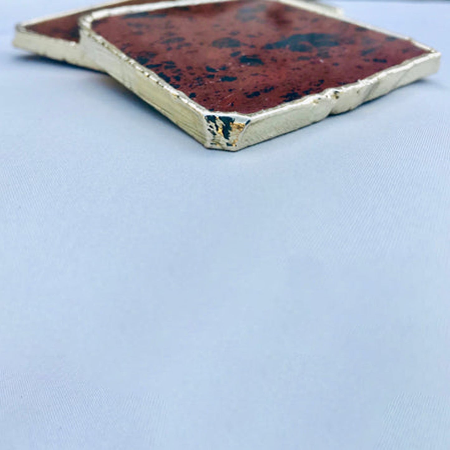 Mahogany Glass - Set of 4 Large Coasters/Personalised Momentos