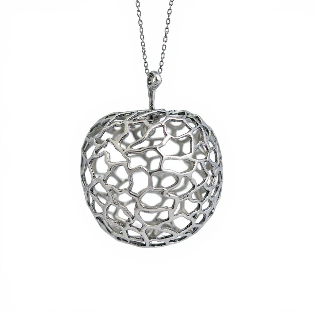 Silver Christmas Ornaments – Metallic Holiday Baubles (Set 2)