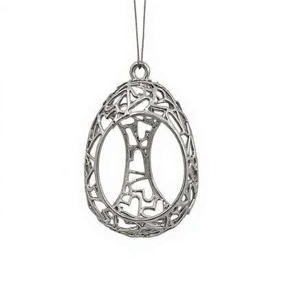 Silver Christmas Ornaments – Metallic Holiday Baubles (Set 1)