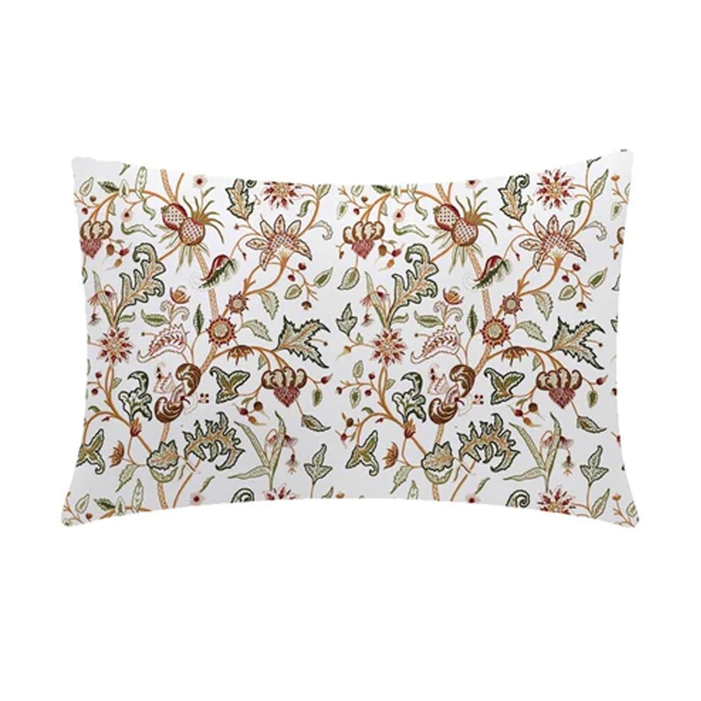 Margo  - Set of 4 Pieces | Cotton Linen Fabric | Crewel Embroidered | Pillow/Cushion Cover Set | With or Without Insert