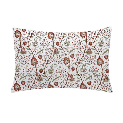 Maria  - Set of 4 Pieces | Cotton Linen Fabric | Crewel Embroidered | Pillow/Cushion Cover Set | With or Without Insert