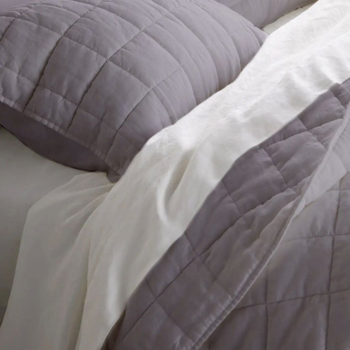 Box stitch - Pure Cotton Sateen Quilt Sets