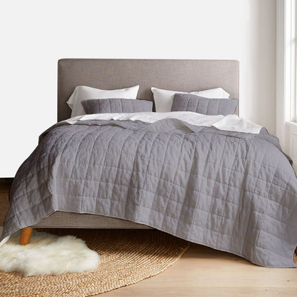 Box stitch - Pure Cotton Sateen Quilt Sets