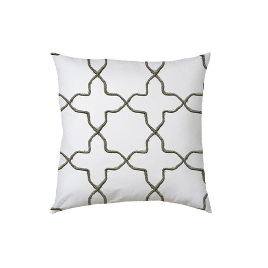 Ondine  - Set of 4 Pieces | Cotton Linen Fabric | Crewel Embroidered | Pillow/Cushion Cover Set | With or Without Insert
