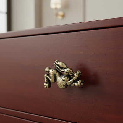 Antique Brass Bunny Rabbit Drawer Knobs