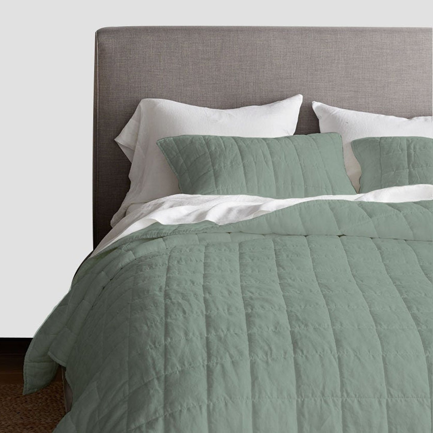 Box stitch - Pure Cotton Sateen Quilt Sets