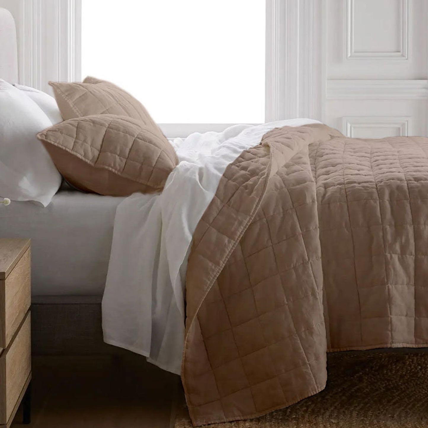 Box stitch - Pure Cotton Sateen Quilt Sets