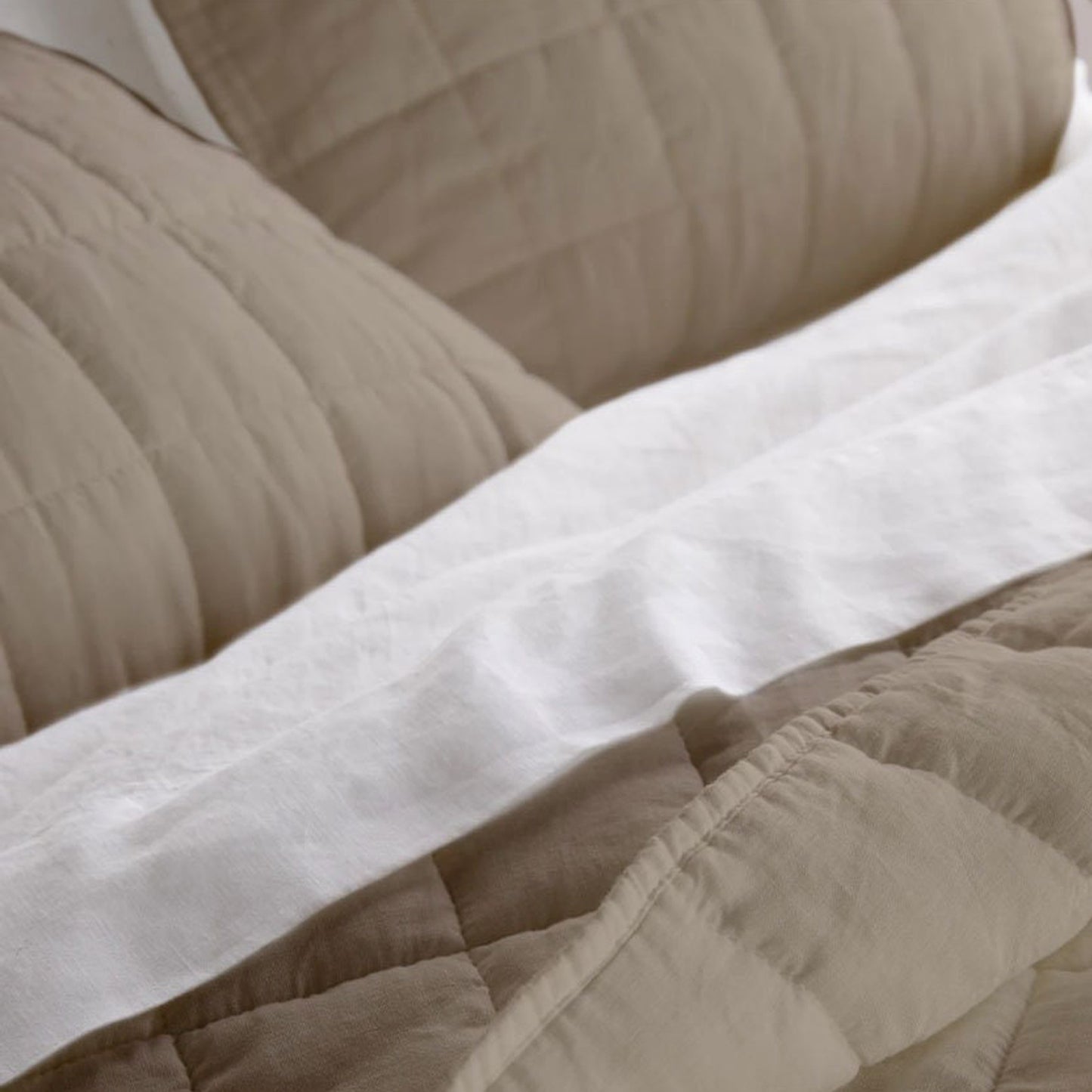 Box stitch - Pure Cotton Sateen Quilt Sets