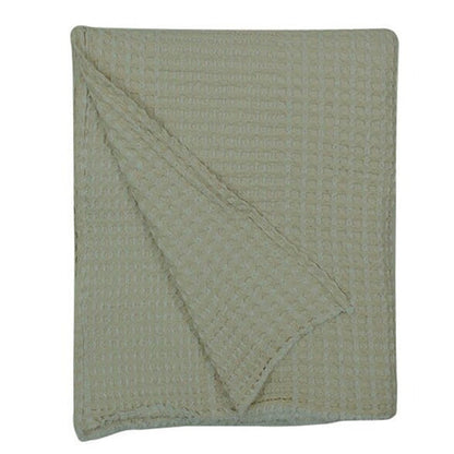 Pure Linen - Waffle Weave Throw Blanket