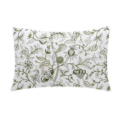 Selena - Set of 4 Pieces | Cotton Linen Fabric | Crewel Embroidered | Pillow/Cushion Cover Set | With or Without Insert