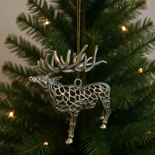 Antique Gold Christmas Ornaments – Vintage Holiday Baubles (Set 1)