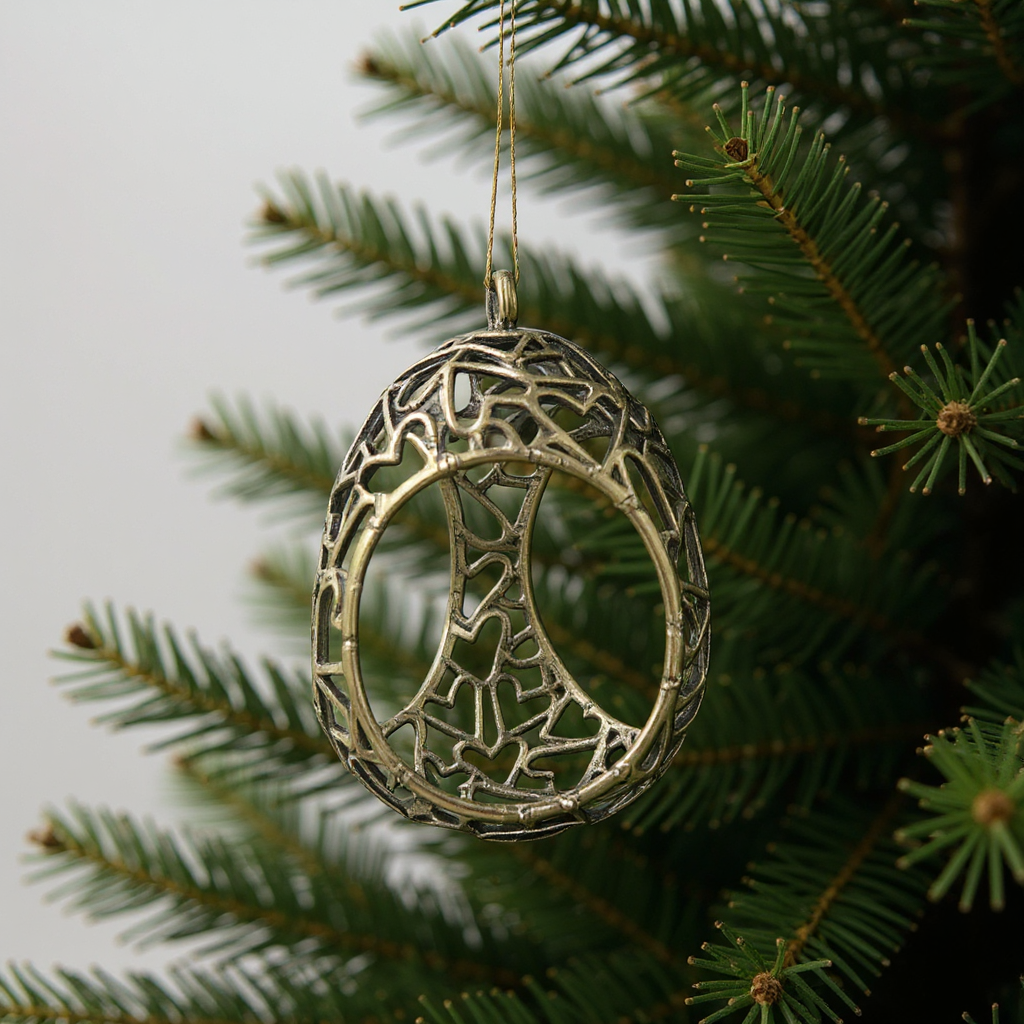 Antique Gold Christmas Ornaments – Vintage Holiday Baubles (Set 1)