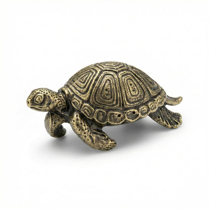 Antique Brass Turtle Drawer Knobs