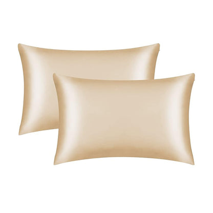 Set of 2 Pure Mulberry Silk Pillowcases