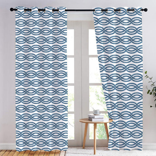 Zara - Set of 2 Panels Crewel Embroidered Curtains | Linen Cotton Mix | Fully Embroidered | Lined