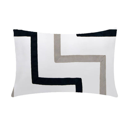 Zenobia  - Set of 4 Pieces | Cotton Linen Fabric | Crewel Embroidered | Pillow/Cushion Cover Set | With or Without Insert