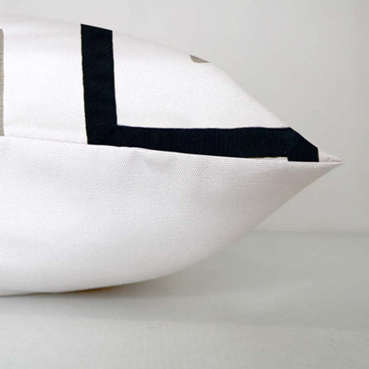 Zenobia  - Set of 4 Pieces | Cotton Linen Fabric | Crewel Embroidered | Pillow/Cushion Cover Set | With or Without Insert