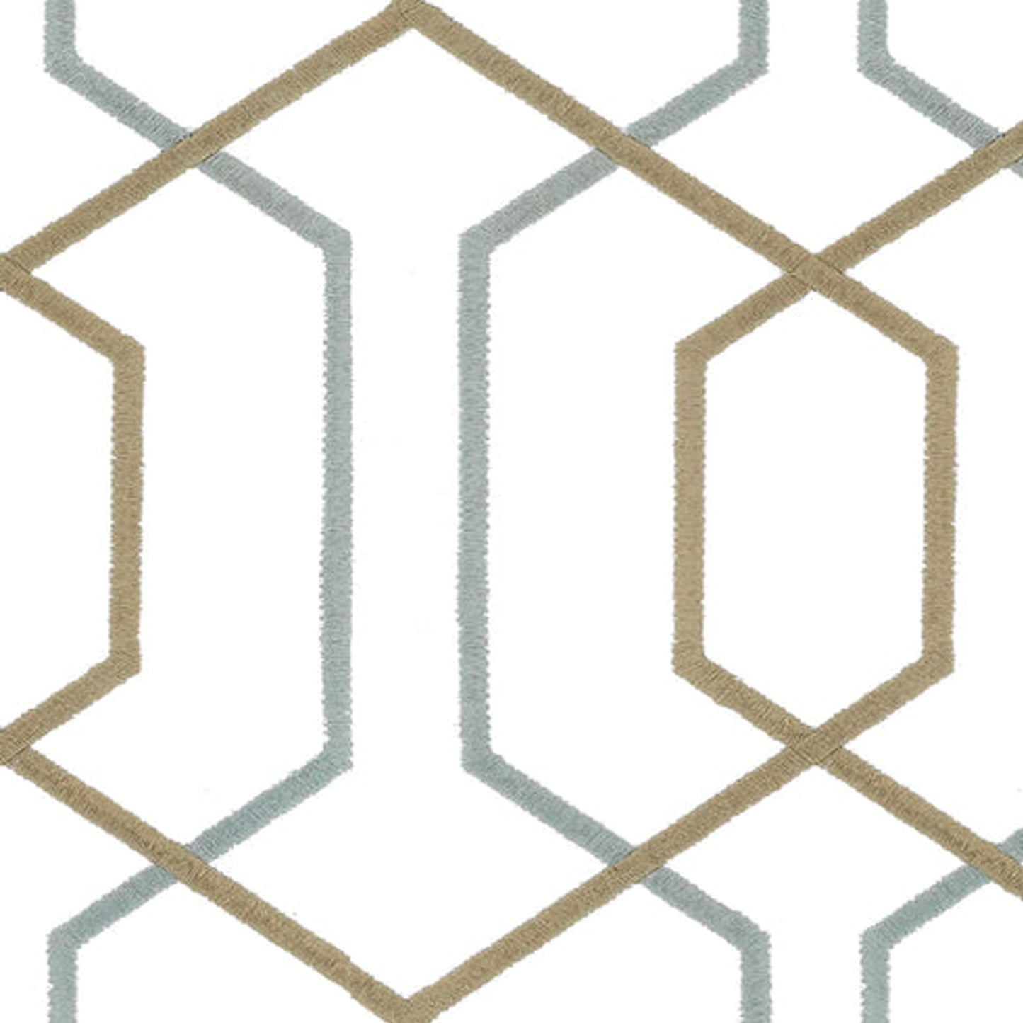 Zoe - Set of 2 Panels Crewel Embroidered Curtains | Linen Cotton Mix | Fully Embroidered | Lined