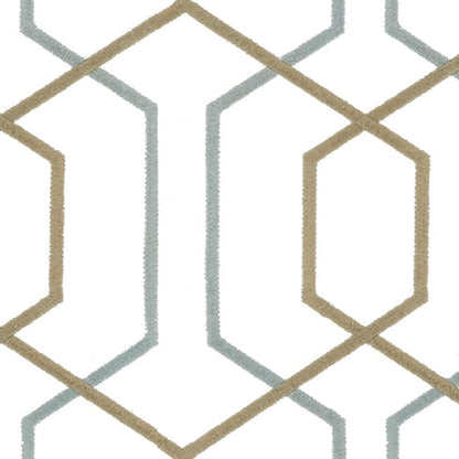 Zoe - Set of 2 Panels Crewel Embroidered Curtains | Linen Cotton Mix | Fully Embroidered | Lined