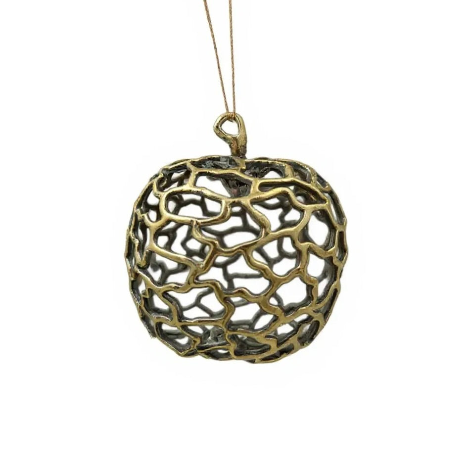 Antique Gold Christmas Ornaments – Vintage Holiday Baubles (Set 2)