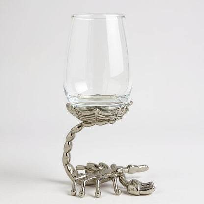 Set of 4 Scorpion Wine Glasses