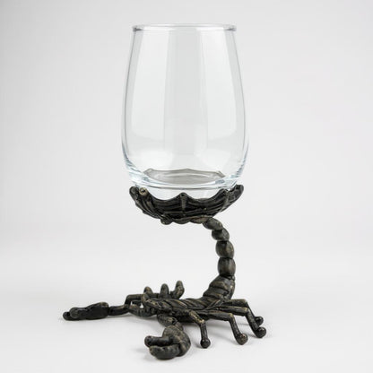 Set of 4 Scorpion Wine Glasses