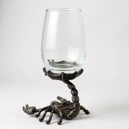 Set of 4 Scorpion Wine Glasses