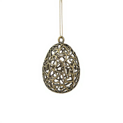 Antique Gold Christmas Ornaments – Vintage Holiday Baubles (Set 2)