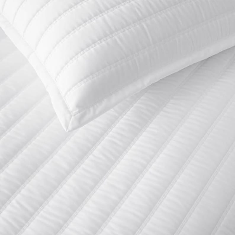 Channel stitch - Linen Cotton Quilt Sets